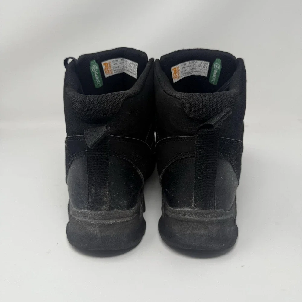 Timberland PRO Work Boots Mens Size 10.5 Black Nubuck Ankle Workwear A11QF